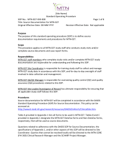 Source Documentation - Microbicide Trials Network