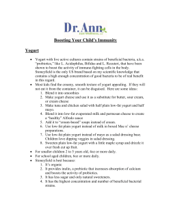 Boosting Your Child`s Immunity