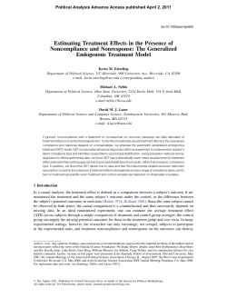 Estimating Treatment Effects in the Presence of