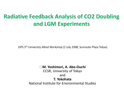 Radiative feedback analysis of CO2 doubling and LGM experiments