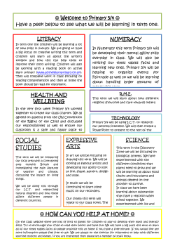 literacy - Corsehill Primary School