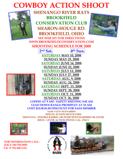 cowboy action shoot - Brookfield Conservation Club