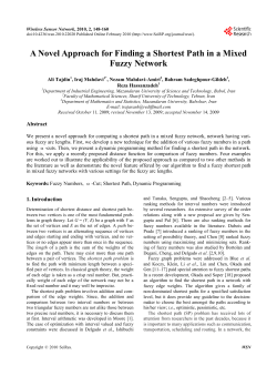 A Novel Approach for Finding a Shortest Path in a Mixed Fuzzy