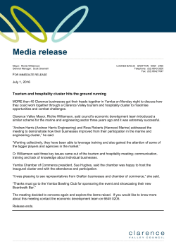 Tourism and hospitality cluster hits the ground running