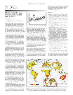 Global-Scale Drought Caused Atmospheric CO2 Increase