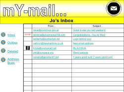 My Mail - Pupil version