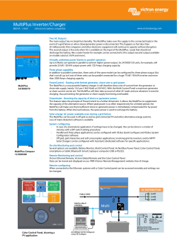 MultiPlus Inverter/Charger