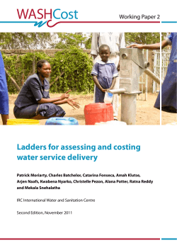 Ladders for assessing and costing water service delivery