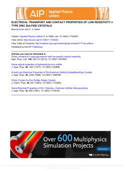 ELECTRICAL TRANSPORT AND CONTACT