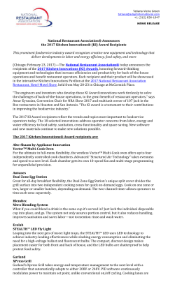 pressrelease - Western Restaurant News