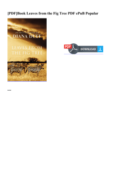 Book Leaves from the Fig Tree PDF ePuB Popular