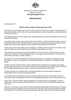 Media Release