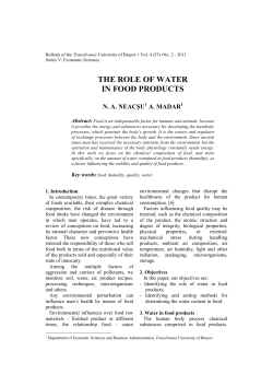 editing method for the bulletin of the transilvania university