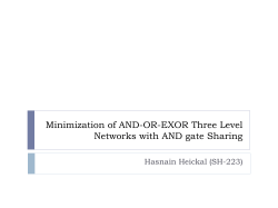 Minimization of AND-OR-EXOR Three Level Networks with AND