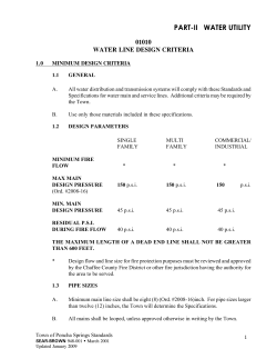 part-ii water utility - Town of Poncha Springs