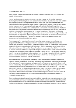 davids non clinic work may 2013.