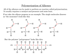 Addition Polymerisation
