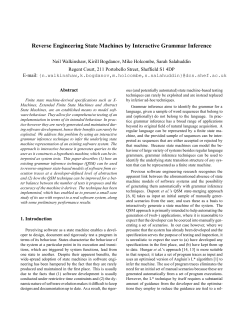 Reverse Engineering State Machines by Interactive Grammar