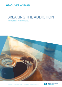 LON-MKTUKD01-005 Braking the addiction Promotions in food retail