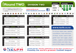 the 2016 Second Division Round 2 Draw Here