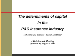 Claims Management - American Risk and Insurance Association