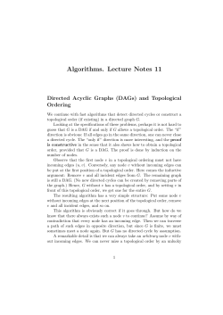 Algorithms. Lecture Notes 11
