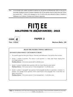 JEE (Advanced)