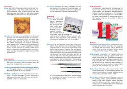 Introduction Since 1862, Dr. Fr. Schoenfeld and LUKAS Artists` Col