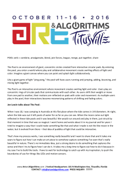 POOL verb = combine, amalgamate, blend, join forces, league