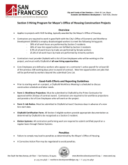 MOH Section 3 Fact Sheet - City and County of Denver