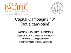 Capital Campaigns 101