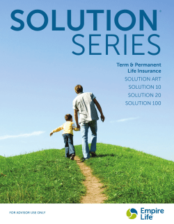 Solution Series Product Overview