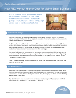 New PBX without Higher Cost for Maine Small Business