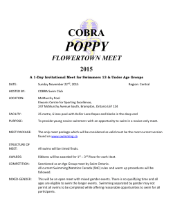 Ethan Frome - Swimming Canada