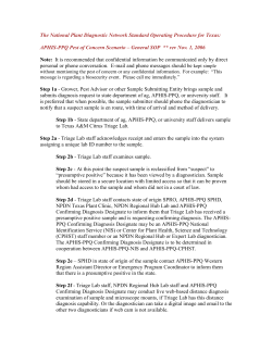 NPDN Chain-of-Custody Texas SOP 11-1-06