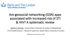 Are geosocial networking (GSN) - British Association for Sexual