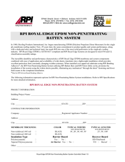 rpi royal edge fully adhered epdm membrane system