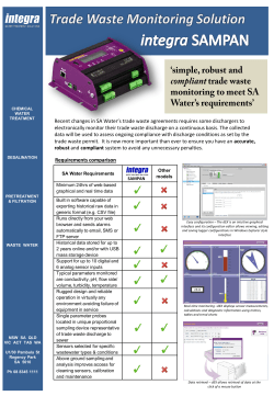 Trade Waste Monitoring Solution Brochure