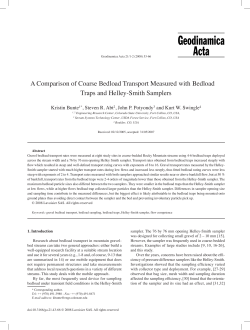 A comparison of coarse bedload transport measured with bedload