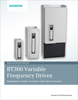 BT300 Variable Frequency Drives