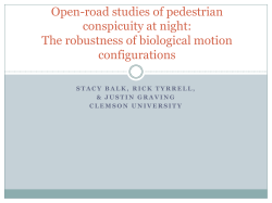 Open-road studies of pedestrian conspicuity at night: The