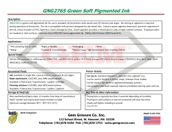 GNG2765 Green Soft Pigmented Ink