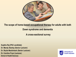 Dementia - COT Annual Conference