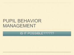 Pupil Management