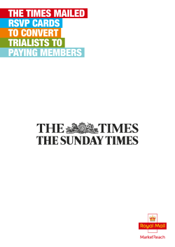 THE TIMES MAILED RSVP CARDS TO CONVERT TRIALISTS TO