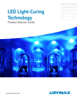 SG005 - LED Light-Curing Technology Product Guide