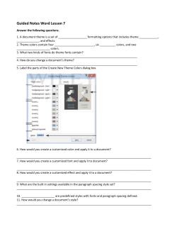 Guided Notes Word Lesson 7