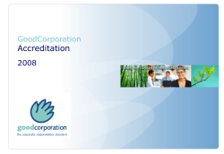 and where this is needed, GoodCorporation will feed back concerns