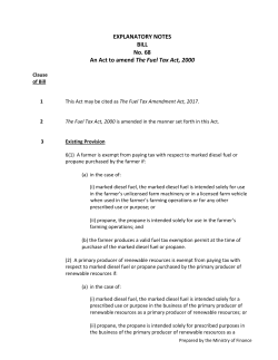 explantory notes - Legislative Assembly of Saskatchewan