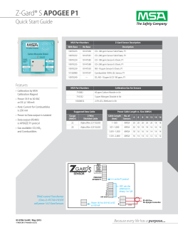 Z-Gard&reg; S APOGEE P1